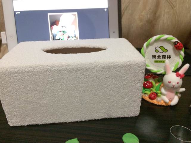『成品/材料包可购』清新草莓纸巾盒教程 第2步