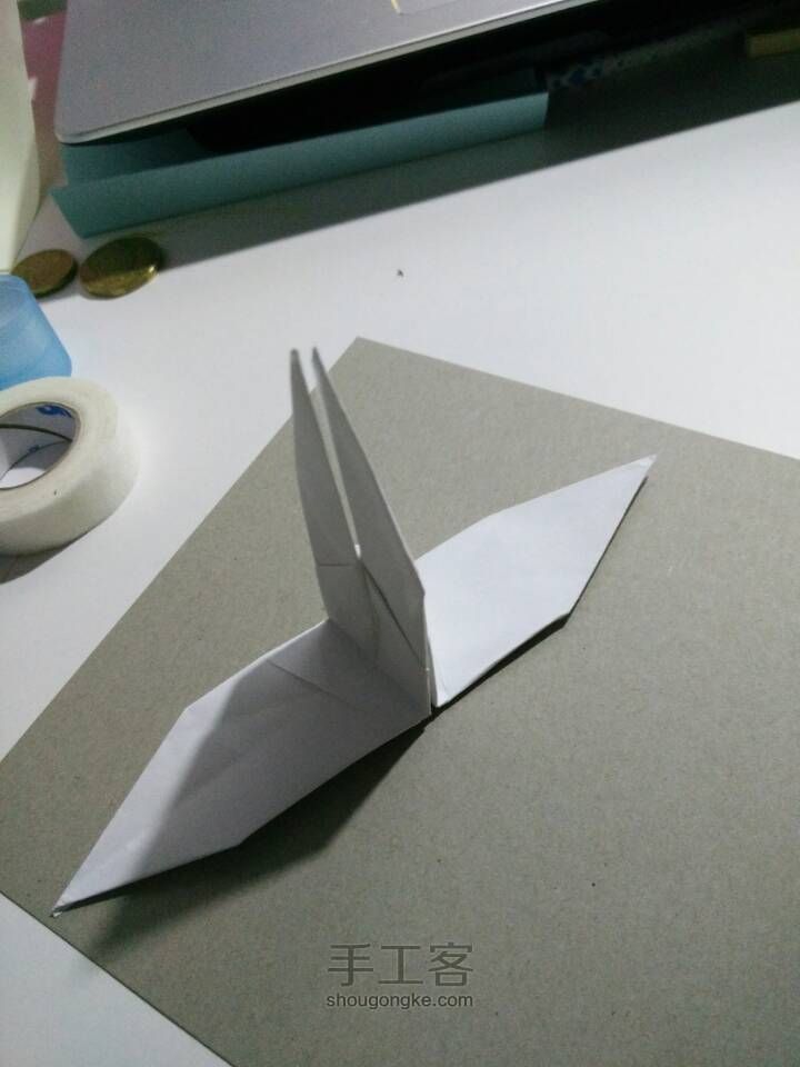 有一个亲问我怎么折千纸鹤，我就发啦 第13步