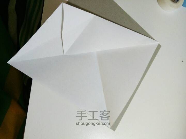 有一个亲问我怎么折千纸鹤，我就发啦 第4步