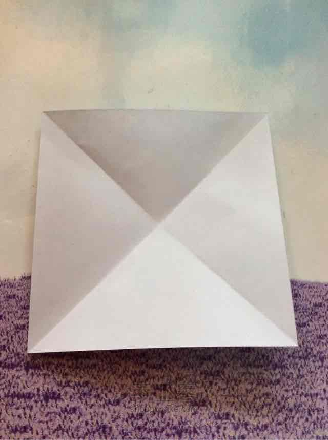 漂亮的折纸灯笼制作教程 第1步
