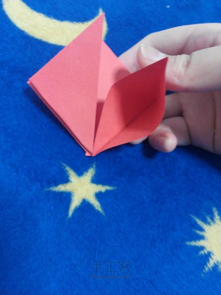 折纸漩涡玫瑰 第9步