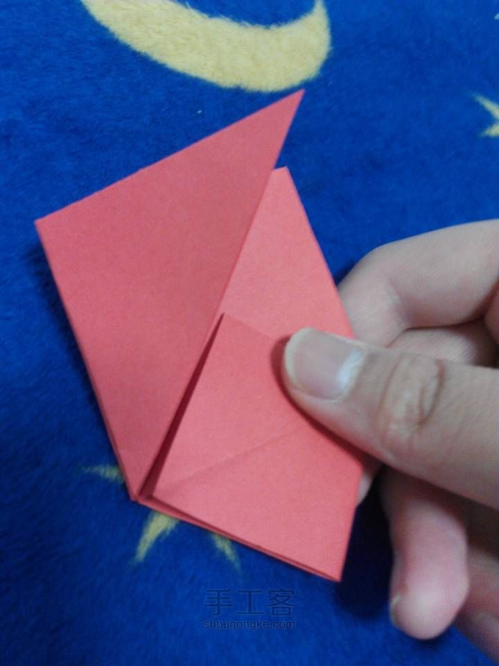 折纸漩涡玫瑰 第10步