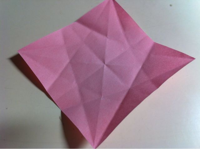 【折纸教程】风铃🎐 第9步