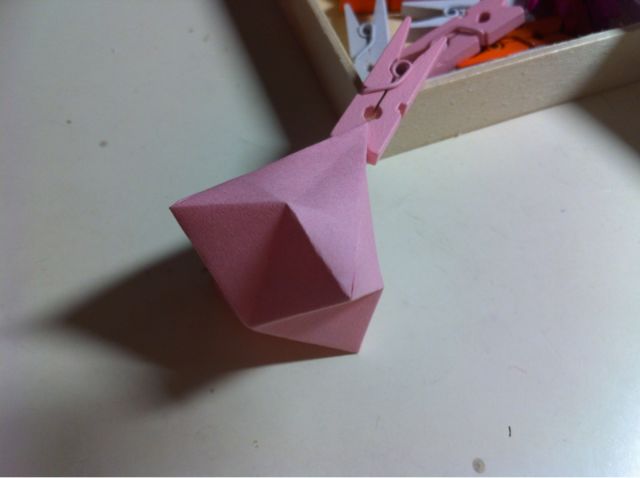 【折纸教程】风铃🎐 第17步