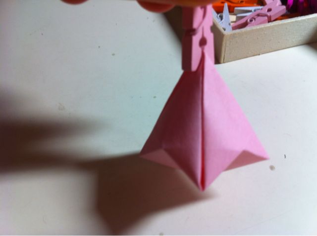 【折纸教程】风铃🎐 第18步