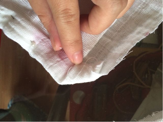 婴儿浴巾教程 第4步