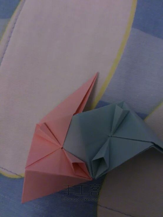 【折纸—花球】教程（一） 第21步