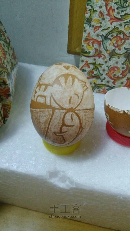 指尖上的艺术，蛋壳就是我的世界 第8步