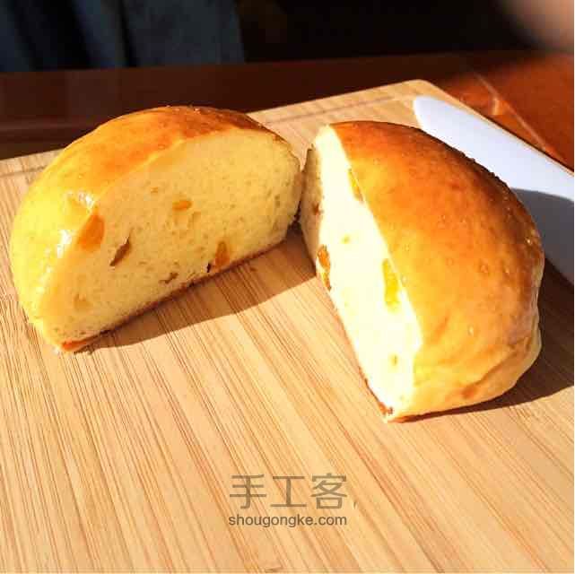 杏干奶酪小面包 第14步