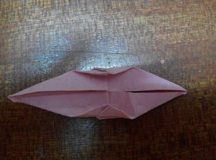 玫瑰千纸鹤 折纸教程 第16步