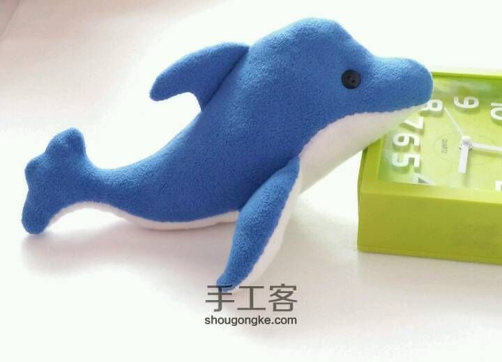 布艺玩具之海豚 第1步