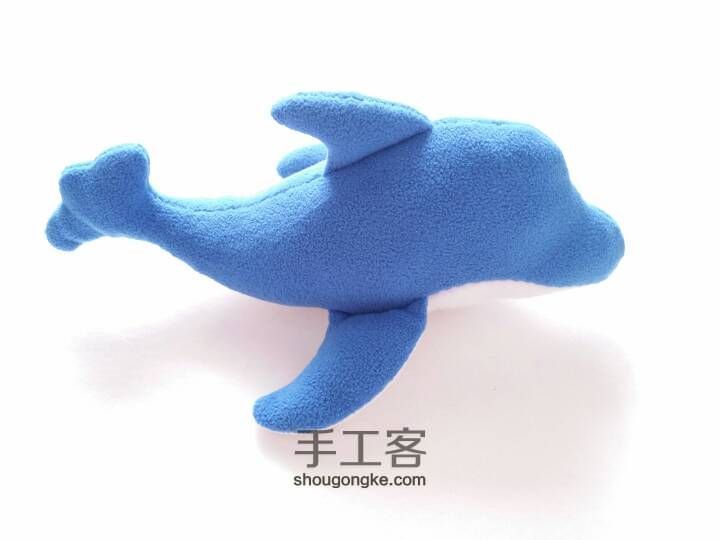 布艺玩具之海豚 第11步
