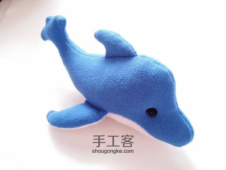 布艺玩具之海豚 第12步