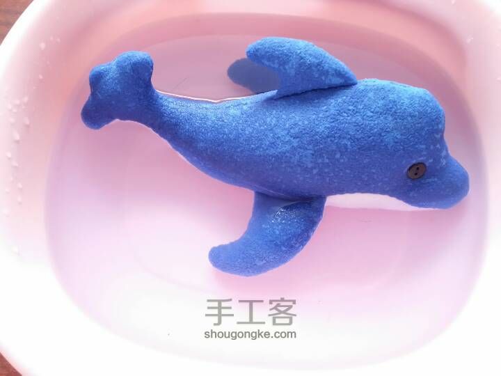布艺玩具之海豚 第13步