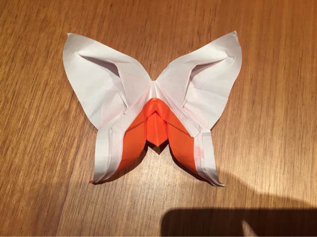 蝴蝶折纸教程 第56步