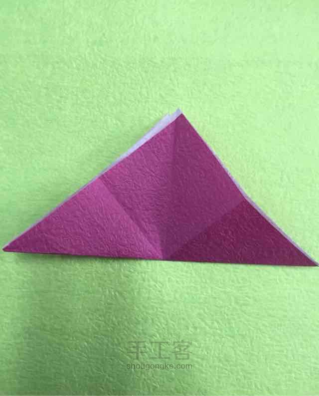 折纸花花制作教程 第3步