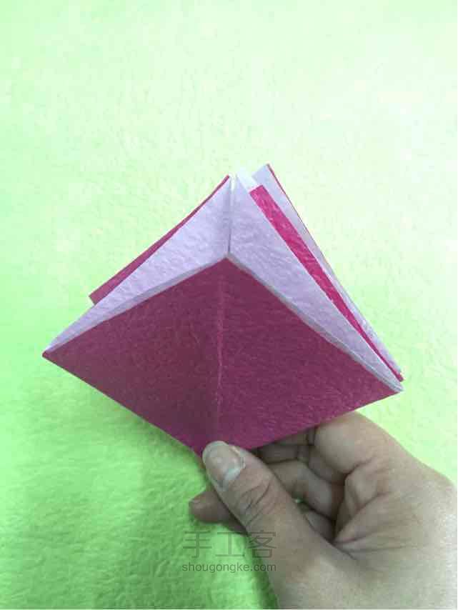 折纸花花制作教程 第5步