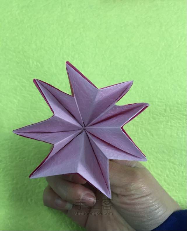 折纸花花制作教程 第12步