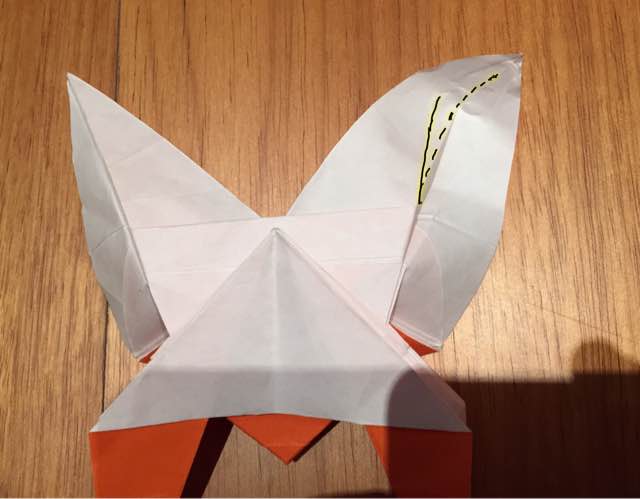 蝴蝶折纸教程 第45步