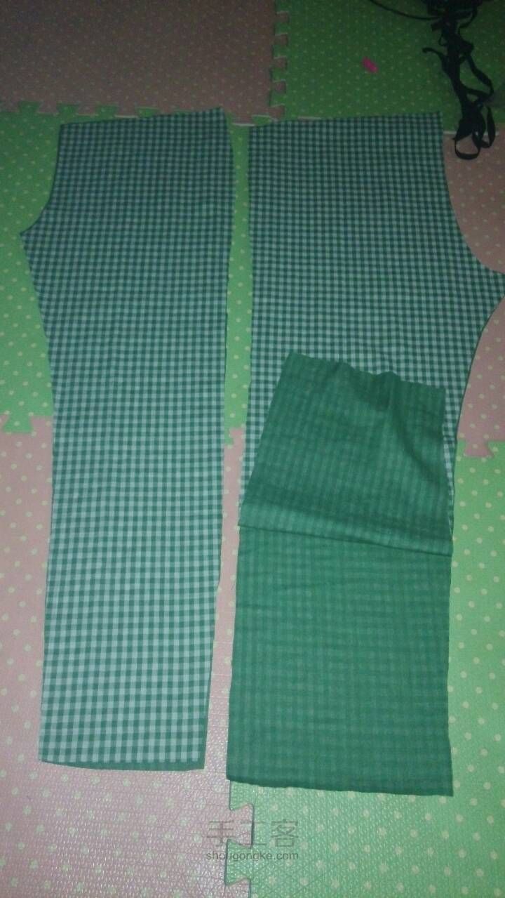 『成品可售』穿起绿色  拥抱春天之棉纱套装 第3步