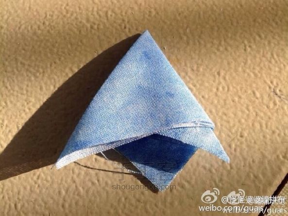 【翾臻拼布】彩虹渐变色蒲团（公益教程} 第6步