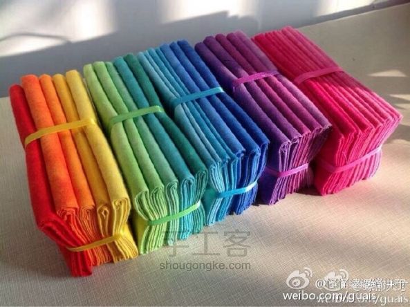 【翾臻拼布】彩虹渐变色蒲团（公益教程} 第3步
