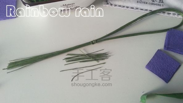 Rainbow rain 超细节全图  薰衣草 教程 第2步