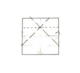 心的表白---字母L、U的心形折法 第3步