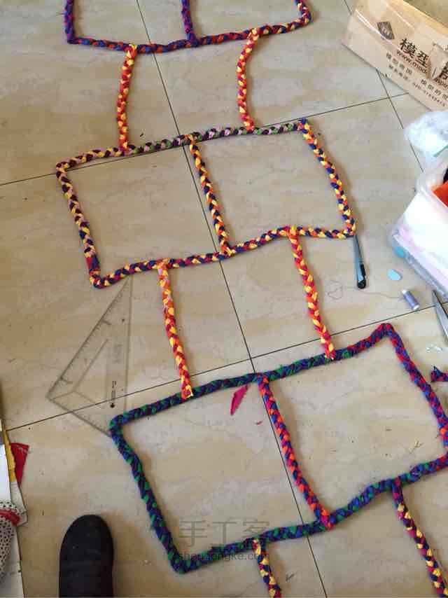 彩虹跳房子游戏 DIY环保玩具 第8步