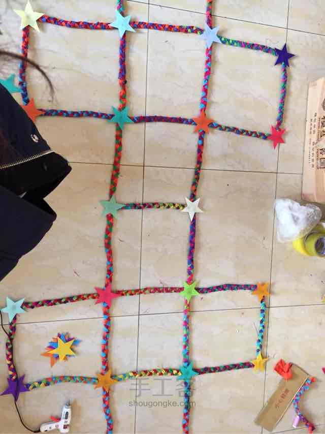 彩虹跳房子游戏 DIY环保玩具 第21步