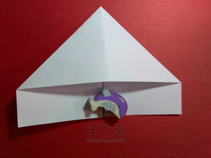 【原创教程】折一个实用的小纸盒 第5步