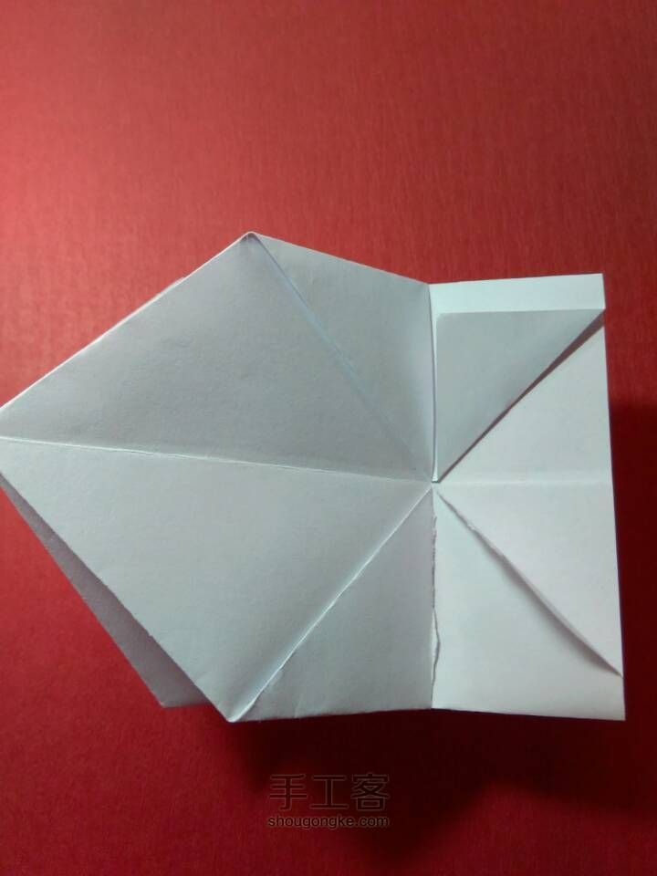 【原创教程】折一个实用的小纸盒 第8步