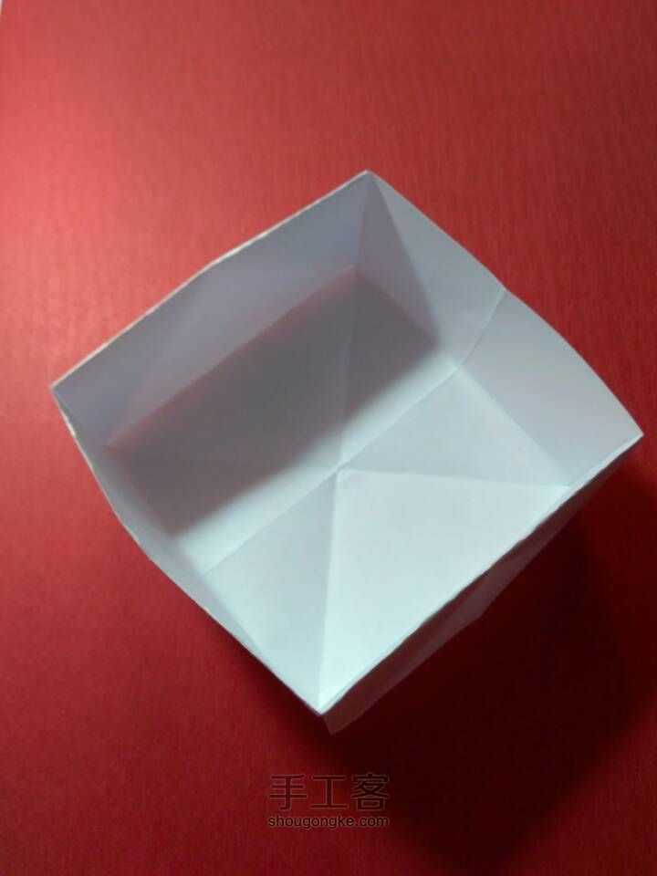 【原创教程】折一个实用的小纸盒 第12步