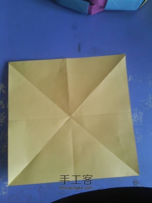 蝴蝶结 折纸教程 第1步
