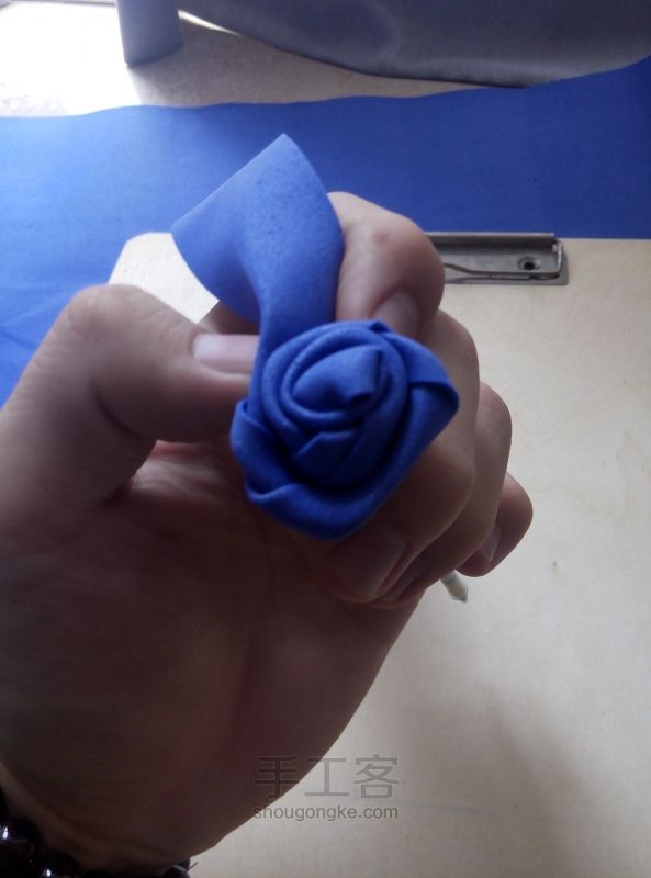 蓝色玫瑰之恋 简易零成本教程 第7步