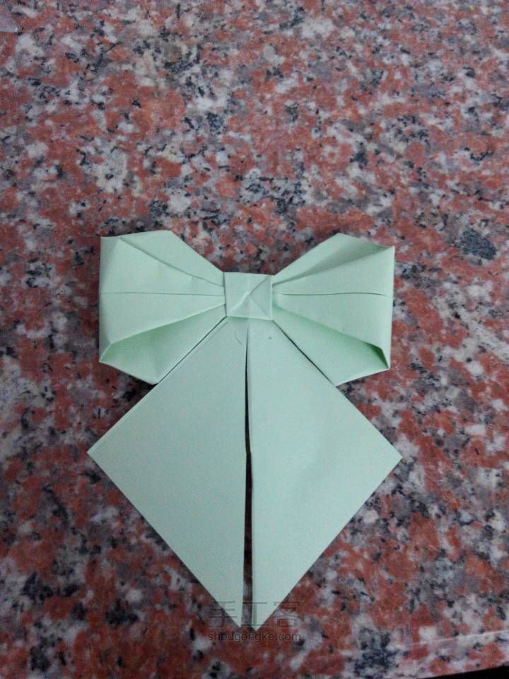 蝴蝶结 折纸教程 第16步