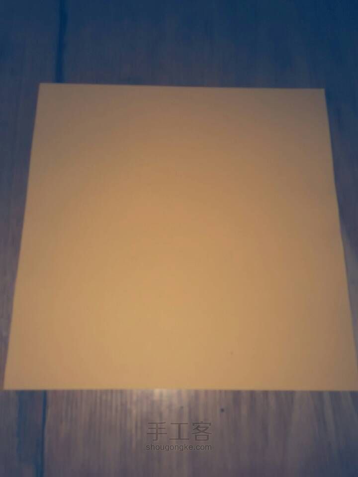 彩色盒 折纸教程 第1步