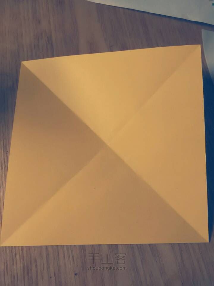 彩色盒 折纸教程 第5步