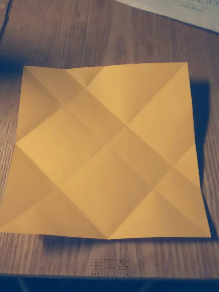 彩色盒 折纸教程 第11步