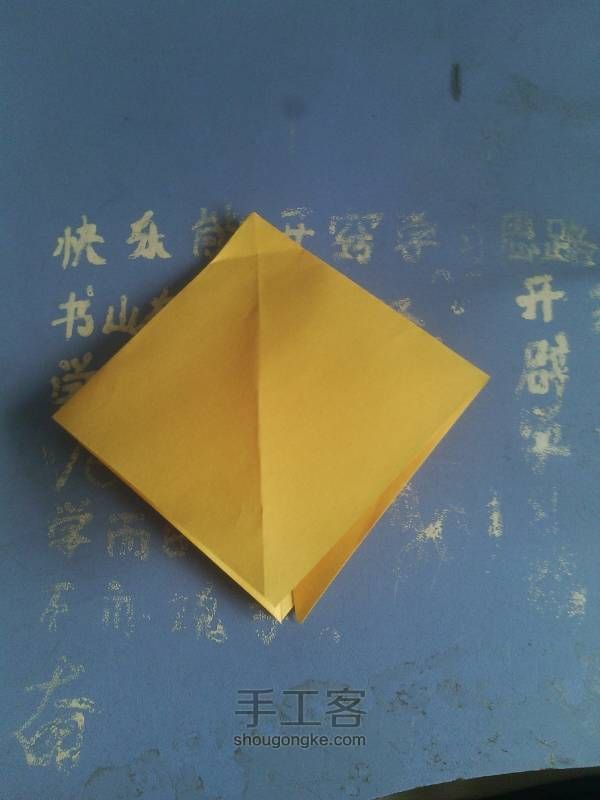 蝴蝶结 折纸教程 第2步