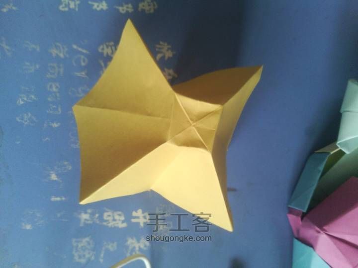 蝴蝶结 折纸教程 第4步