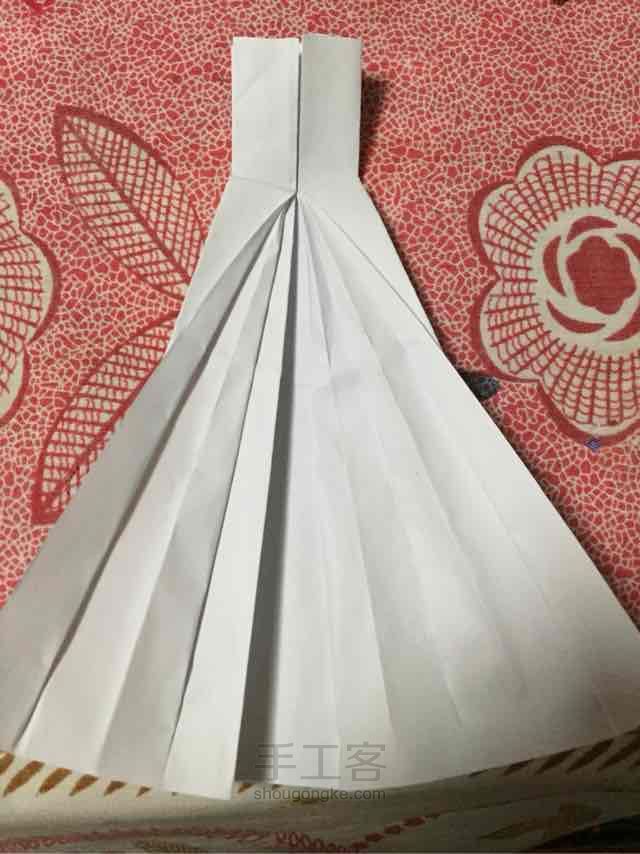 婚纱 纸艺教程 第16步