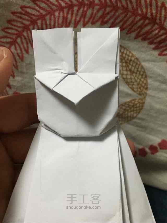 婚纱 纸艺教程 第24步