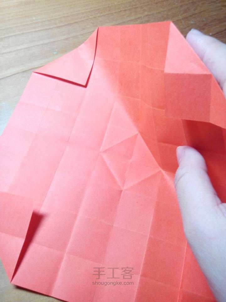 折纸 玫瑰 第8步