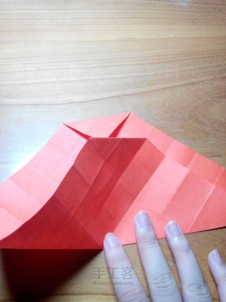折纸 玫瑰 第10步
