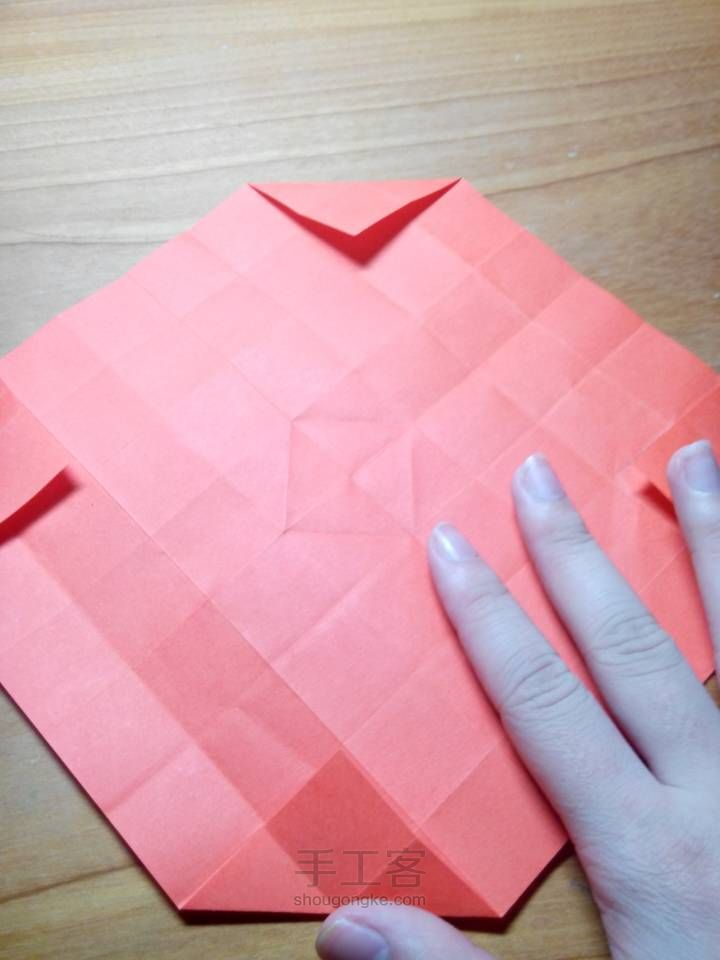折纸 玫瑰 第7步