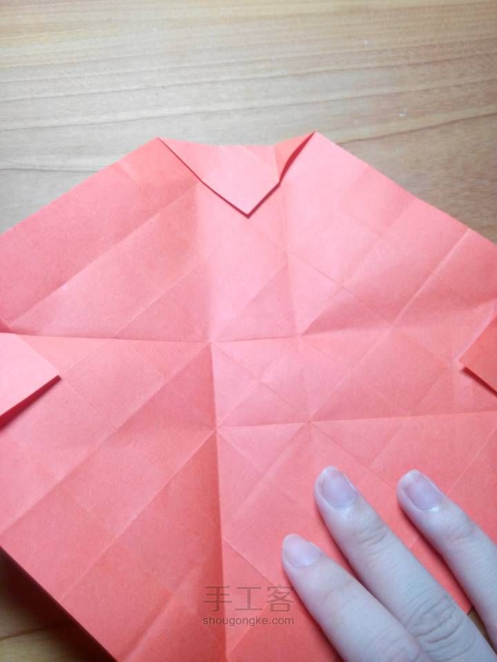 折纸 玫瑰 第11步