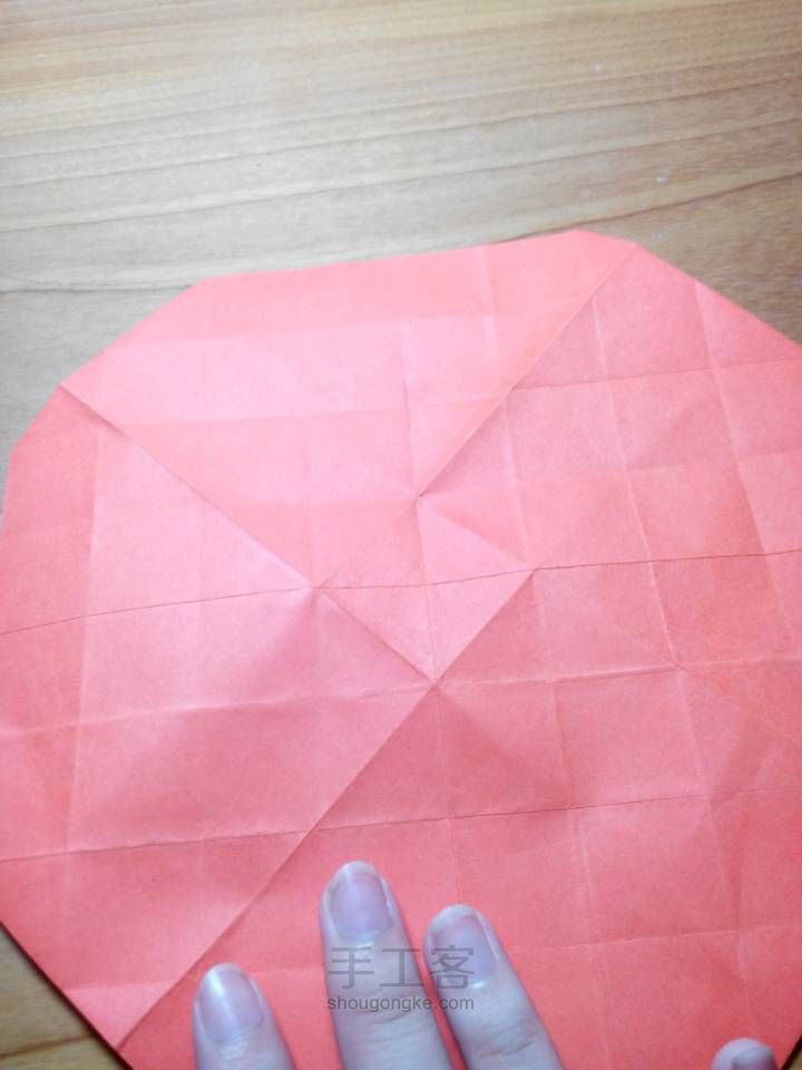 折纸 玫瑰 第12步