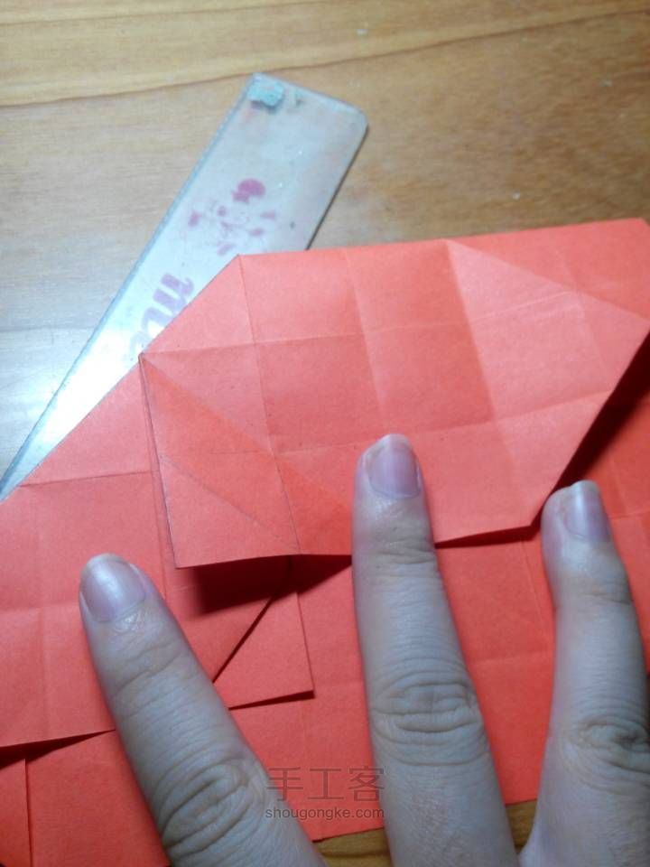折纸 玫瑰 第23步