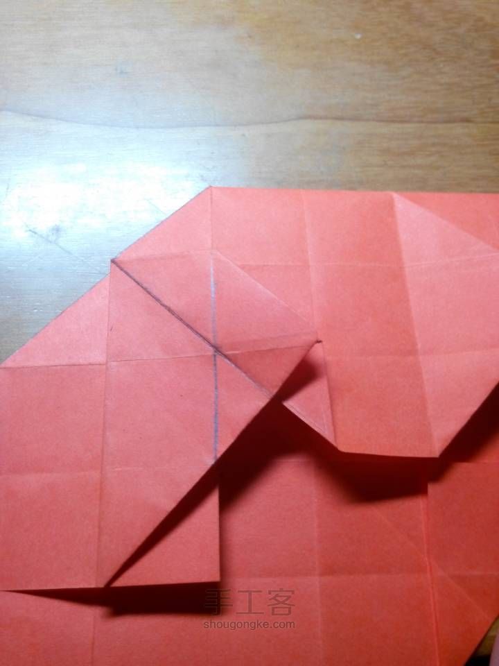 折纸 玫瑰 第30步